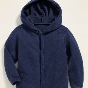 Old Navy snap front hoodie NWT